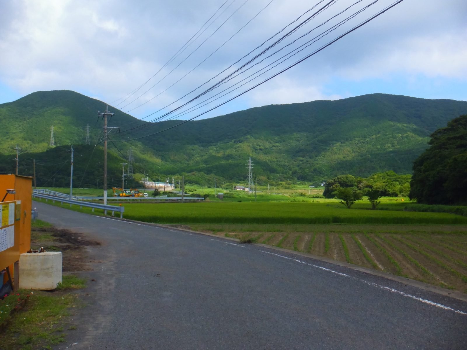 久賀島の田園風景