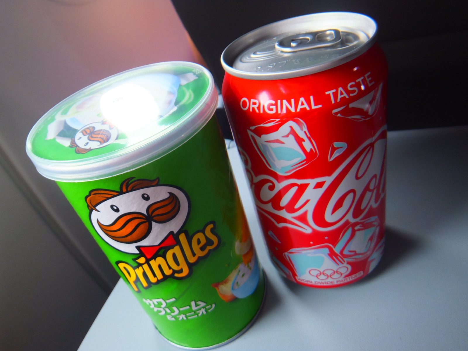 プリングルスとコーラ