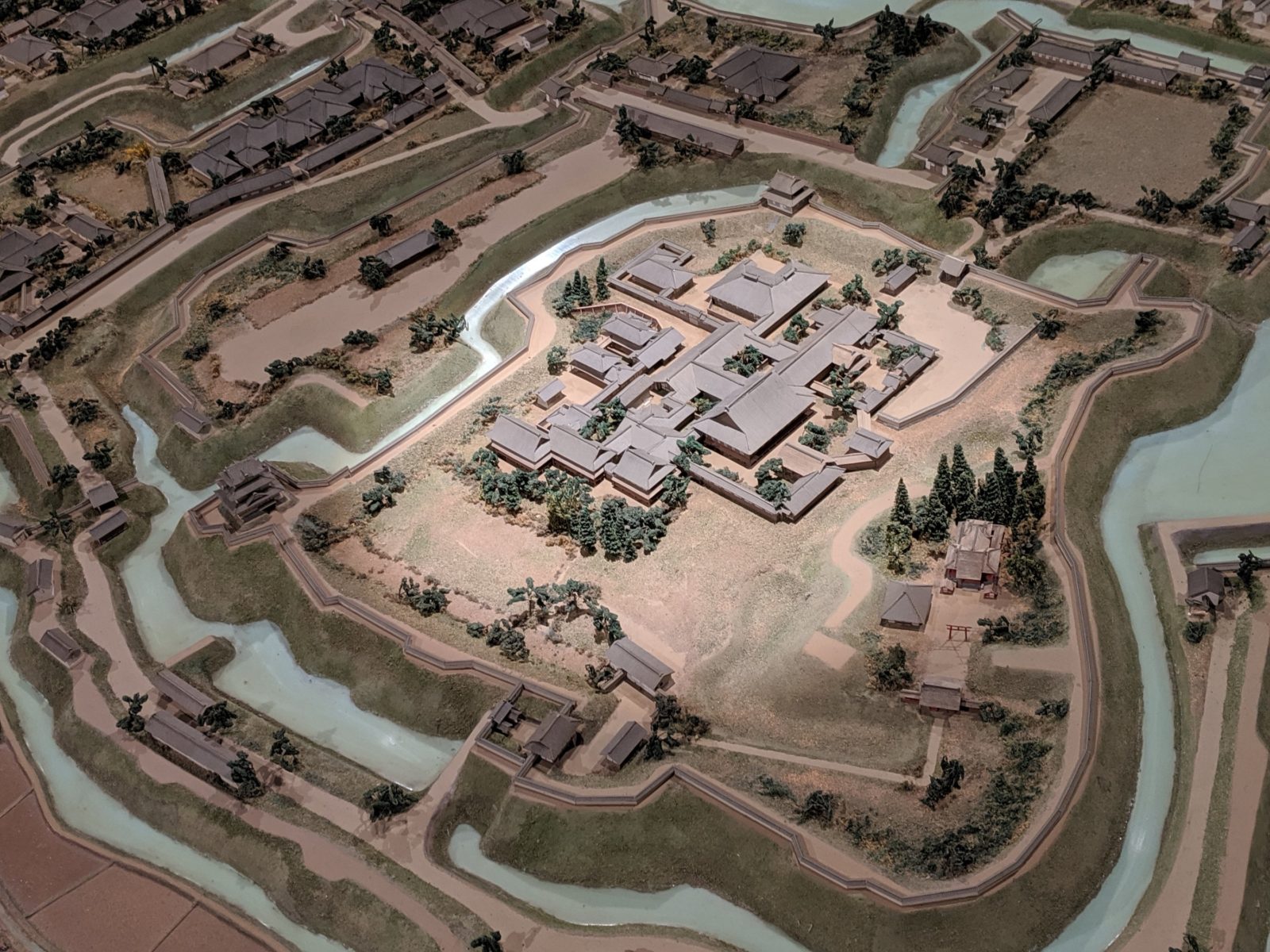 川越市立博物館の模型