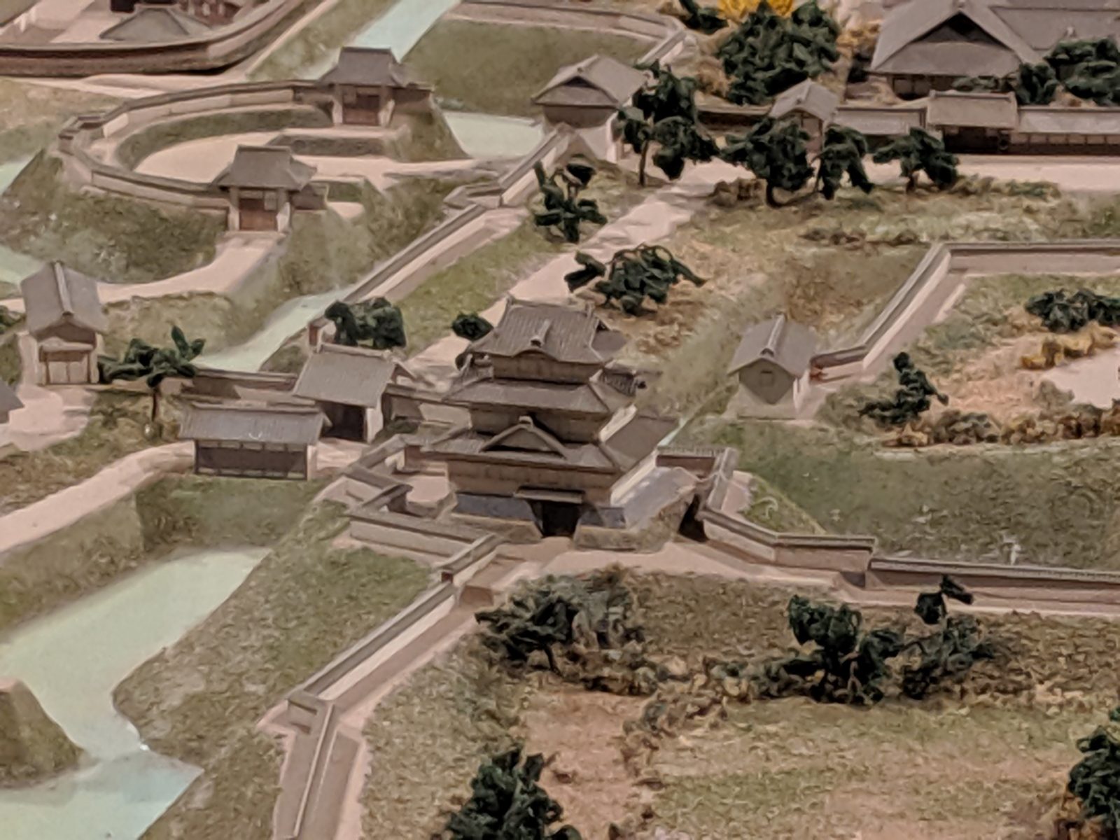 川越市立博物館の模型