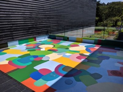 ハラミュージアムアーク中庭