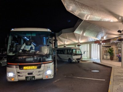 ビューホテルに到着