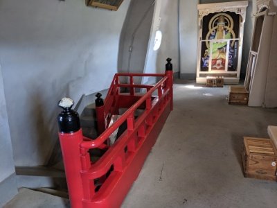 白衣観音最上階