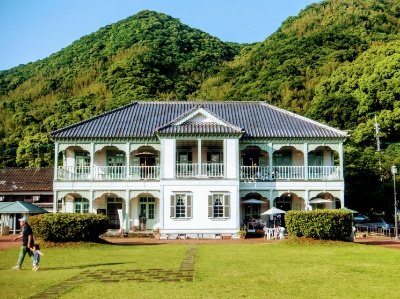 三角西港の洋館「浦島屋」