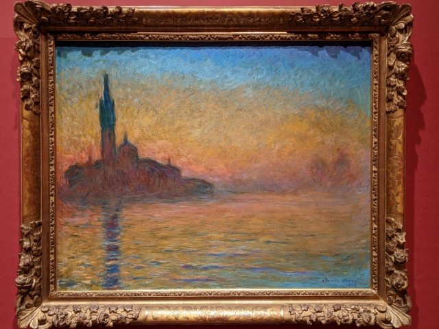 『黄昏、ヴェネツィア』by クロード・モネ